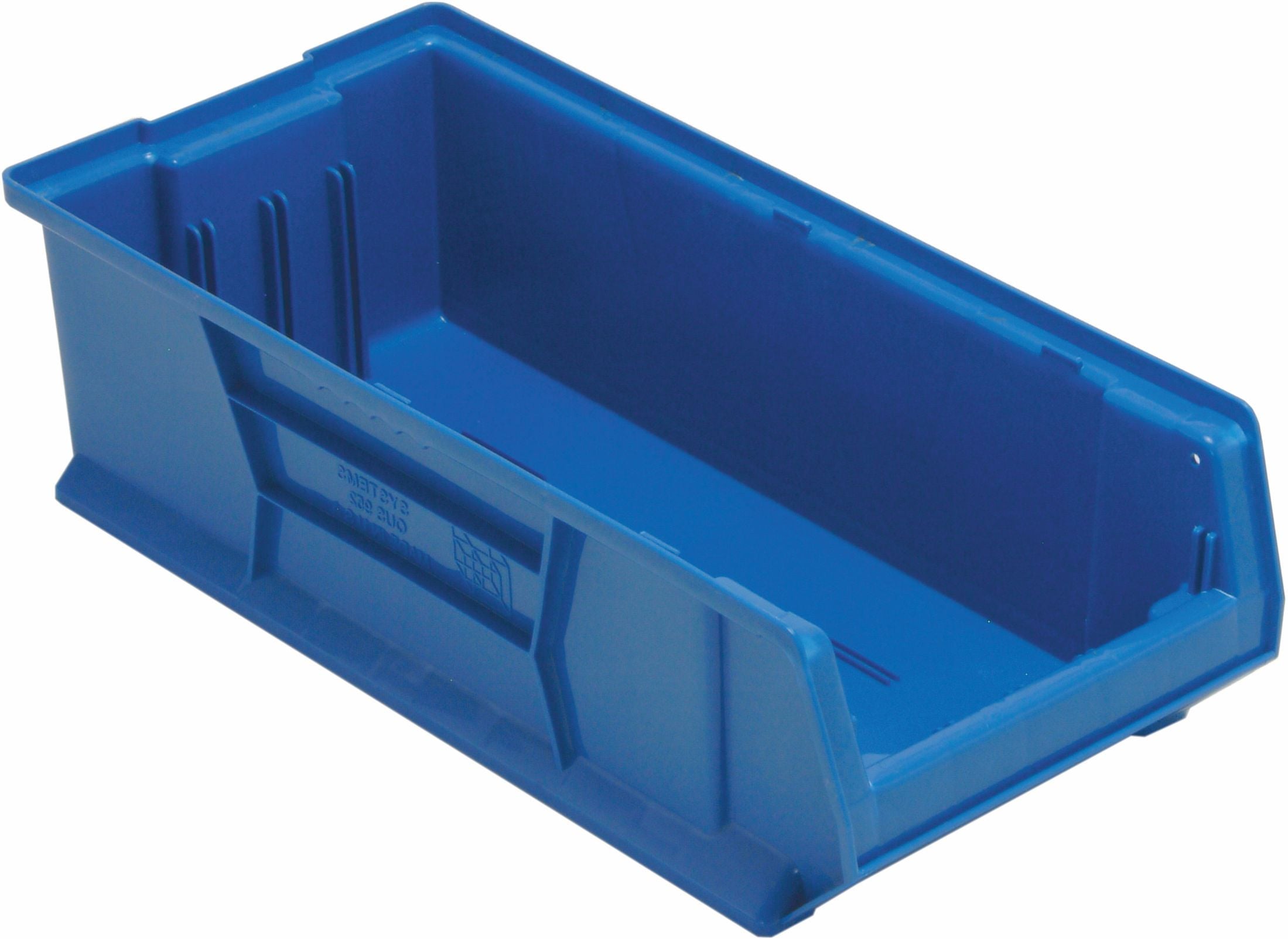 Quantum Storage Systems Storage Bin, Blue Polypropylene, 23-7/8 x 11 x 7 Inches, 4/Case