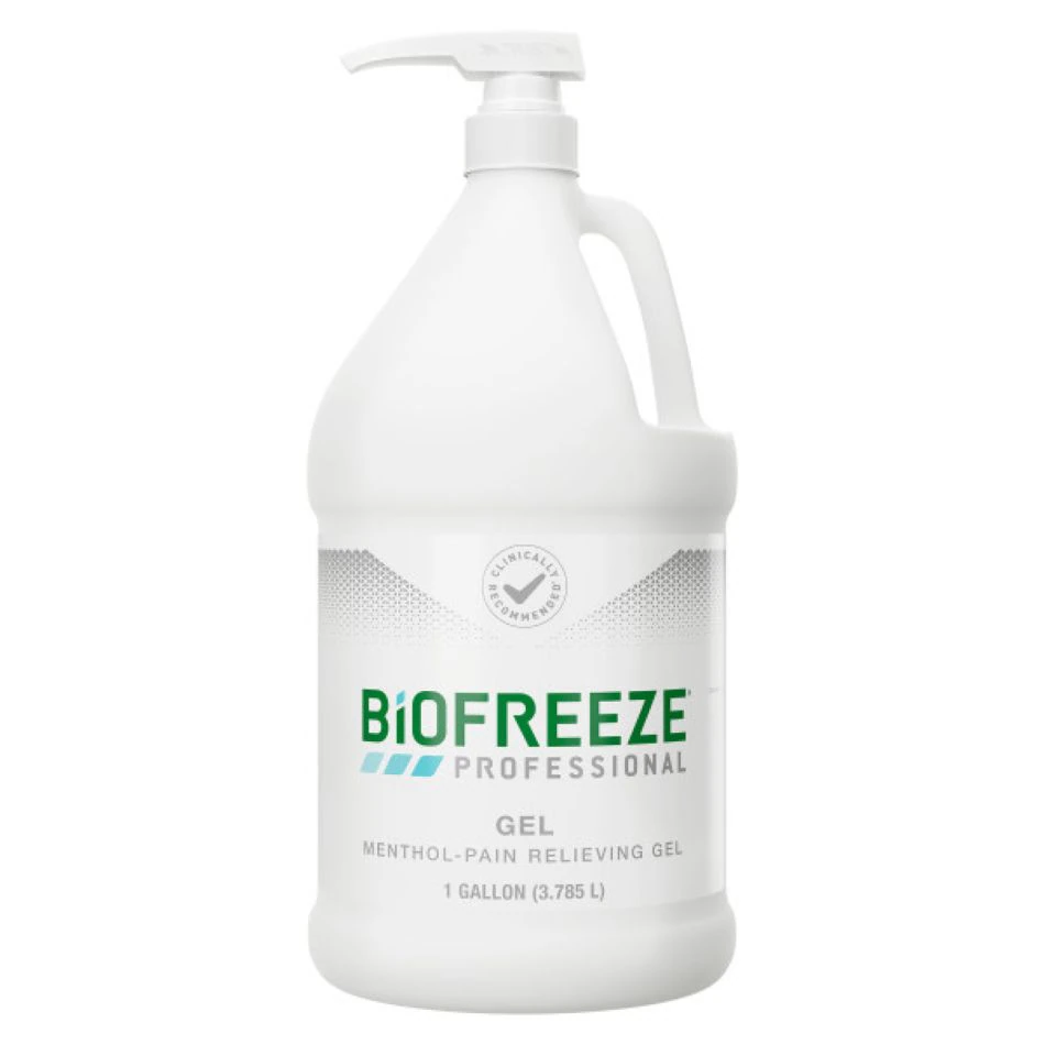 Biofreeze Professional Topical Analgesic Gel, Green, 1 Gallon Pump Bottle