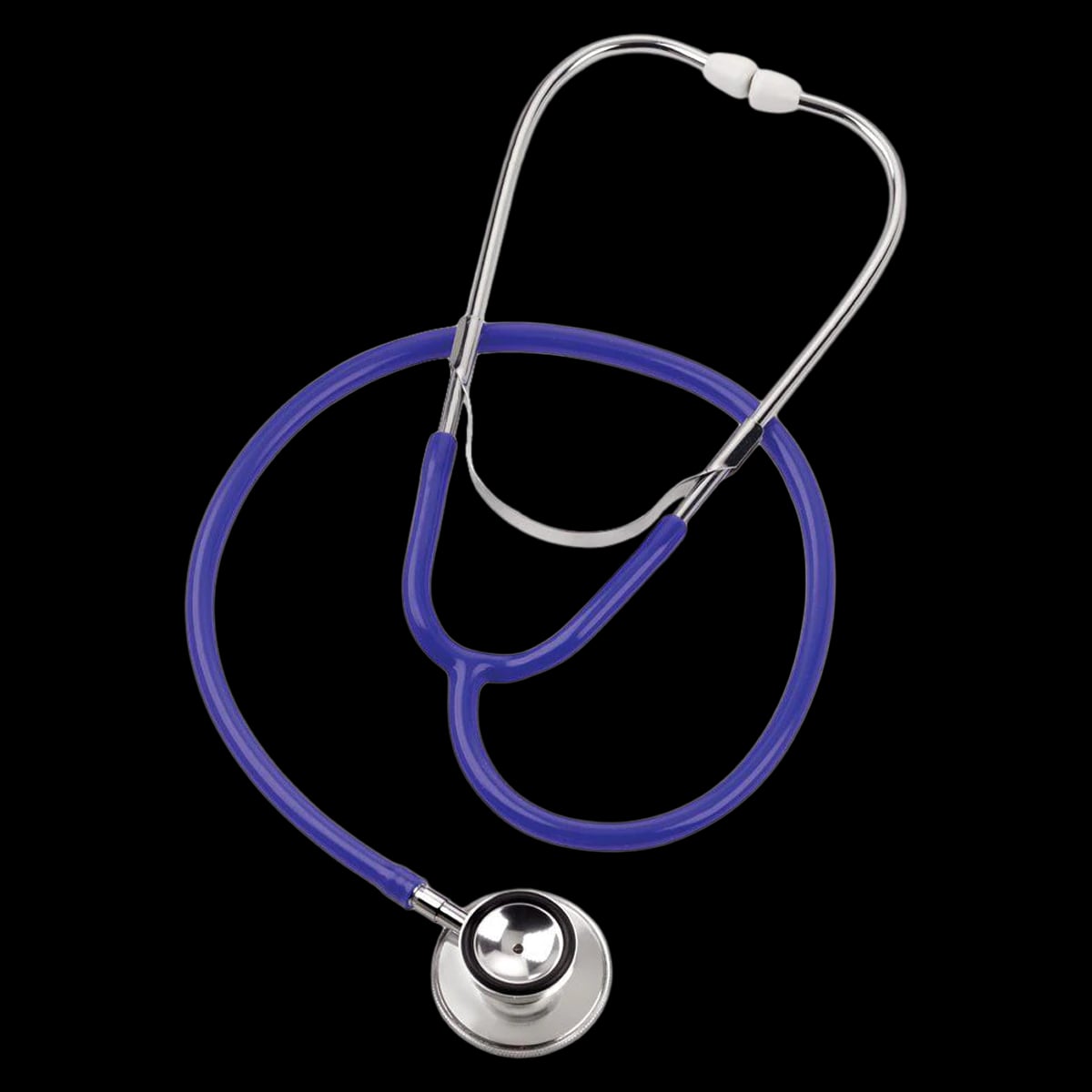 Mabis Classic Stethoscope, Adult, Blue, Single Lumen Tubing, 2-Head (Spectrum Blue)