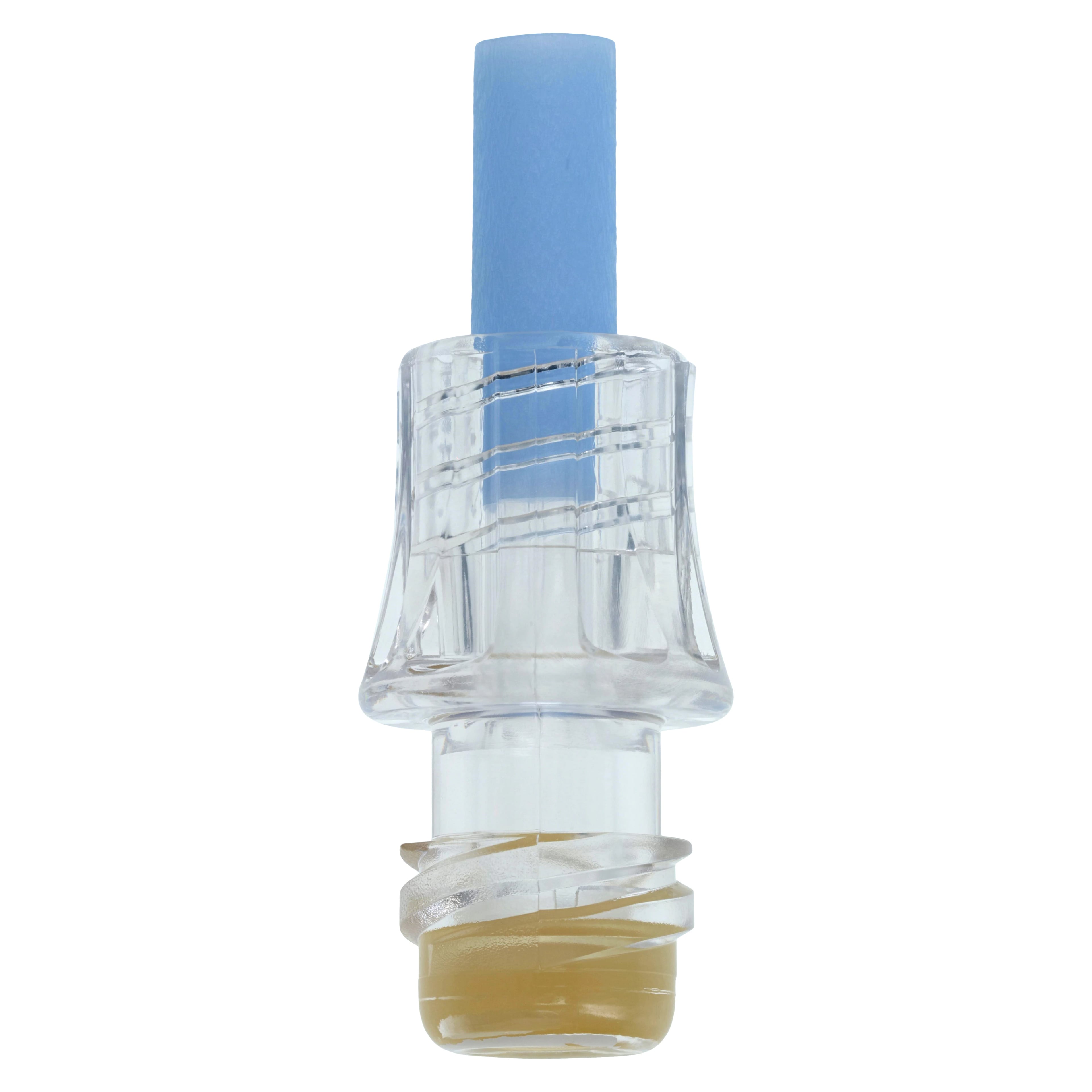 Baxter Interlink Injection Site, Male Luer Lock Adapter, Primary Infusion, Non-DEHP/Non-PVC, Sterile, Latex-Free, Clear, Each