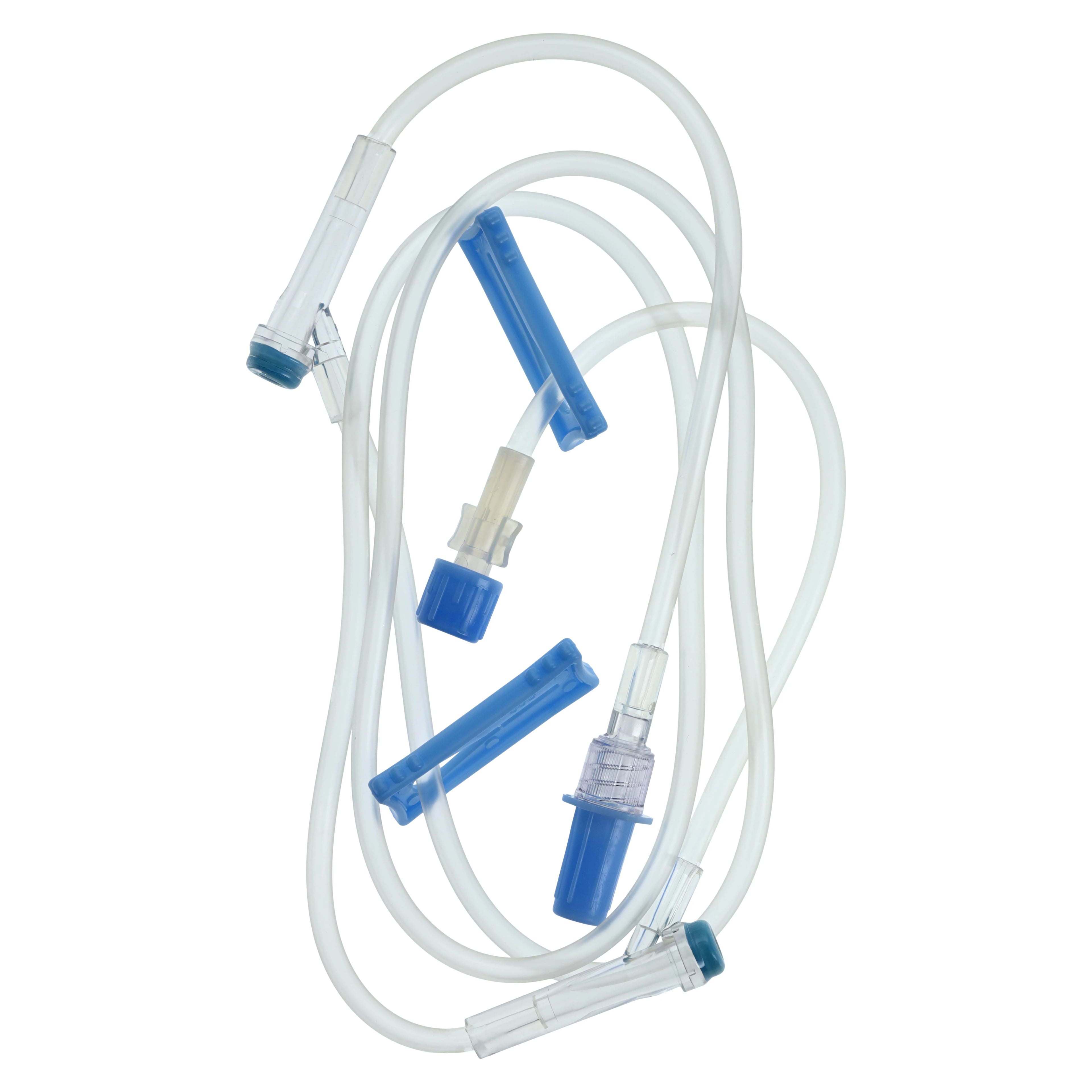 Baxter IV Extension Set, 42" Tubing Length, 2 Y Injection Sites, Male Luer Lock Adapter, Rotating Collar, Sterile, Case of 48
