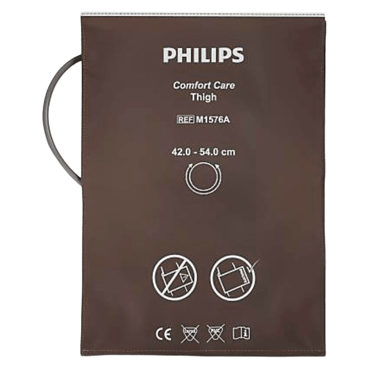 Philips Comfort Care NIBP Cuff, Thigh Size, Light Mocha, Latex-Free, for Fetal Monitor, Each