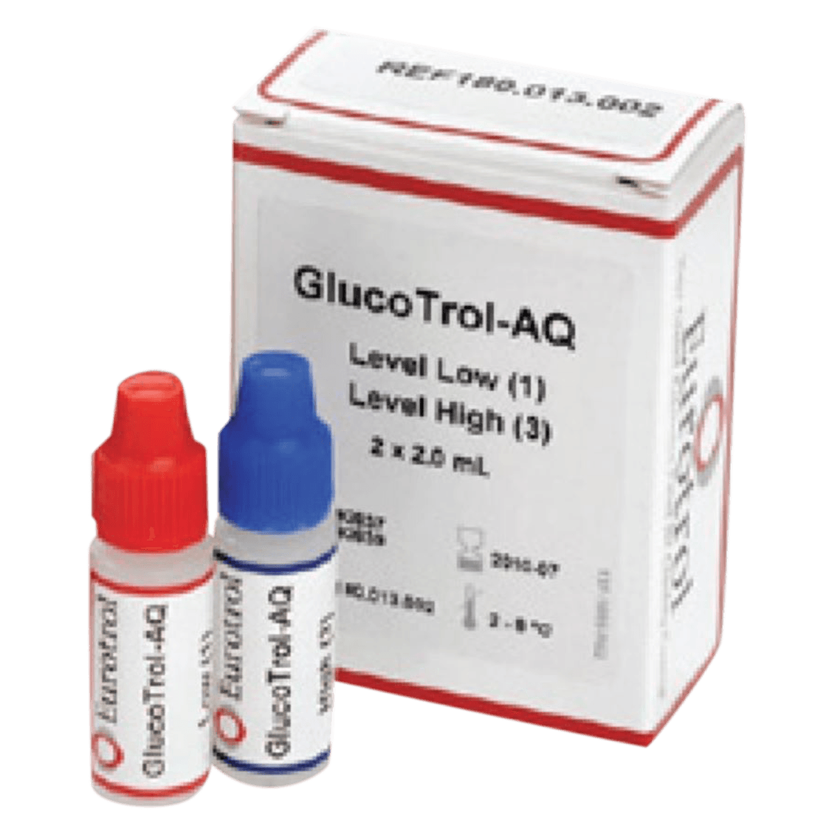 HemoCue Glucose High/Low Levels Control Solution, 2x2mL, For Custom Analyzer