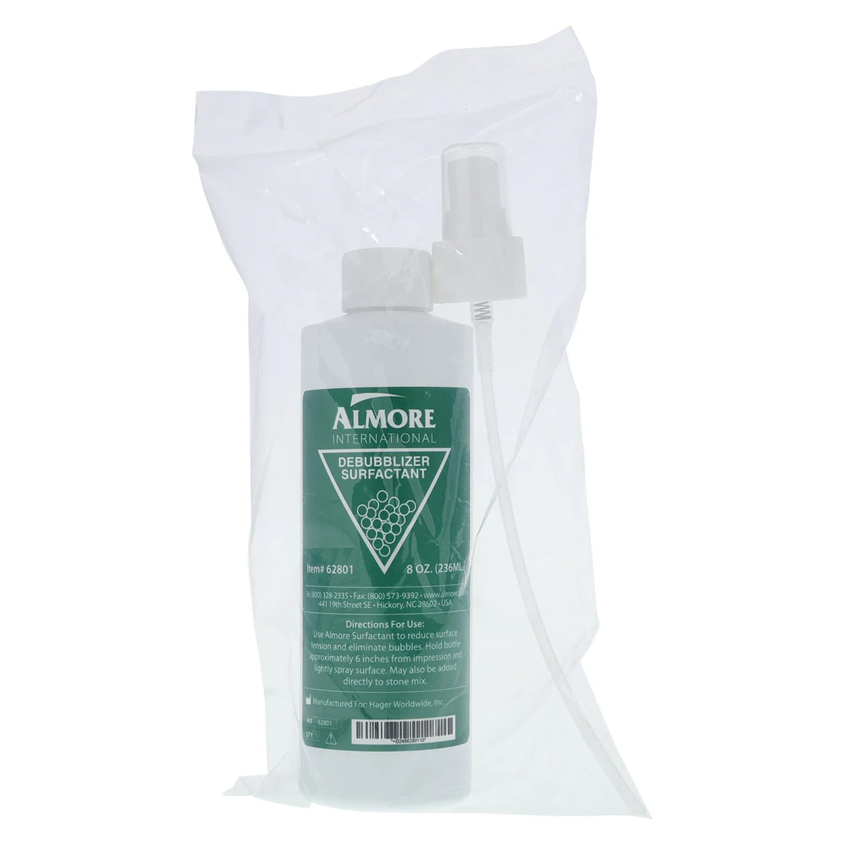 Almore Surfactant/Debubblizer Spray, 8 oz Bottle, 62801