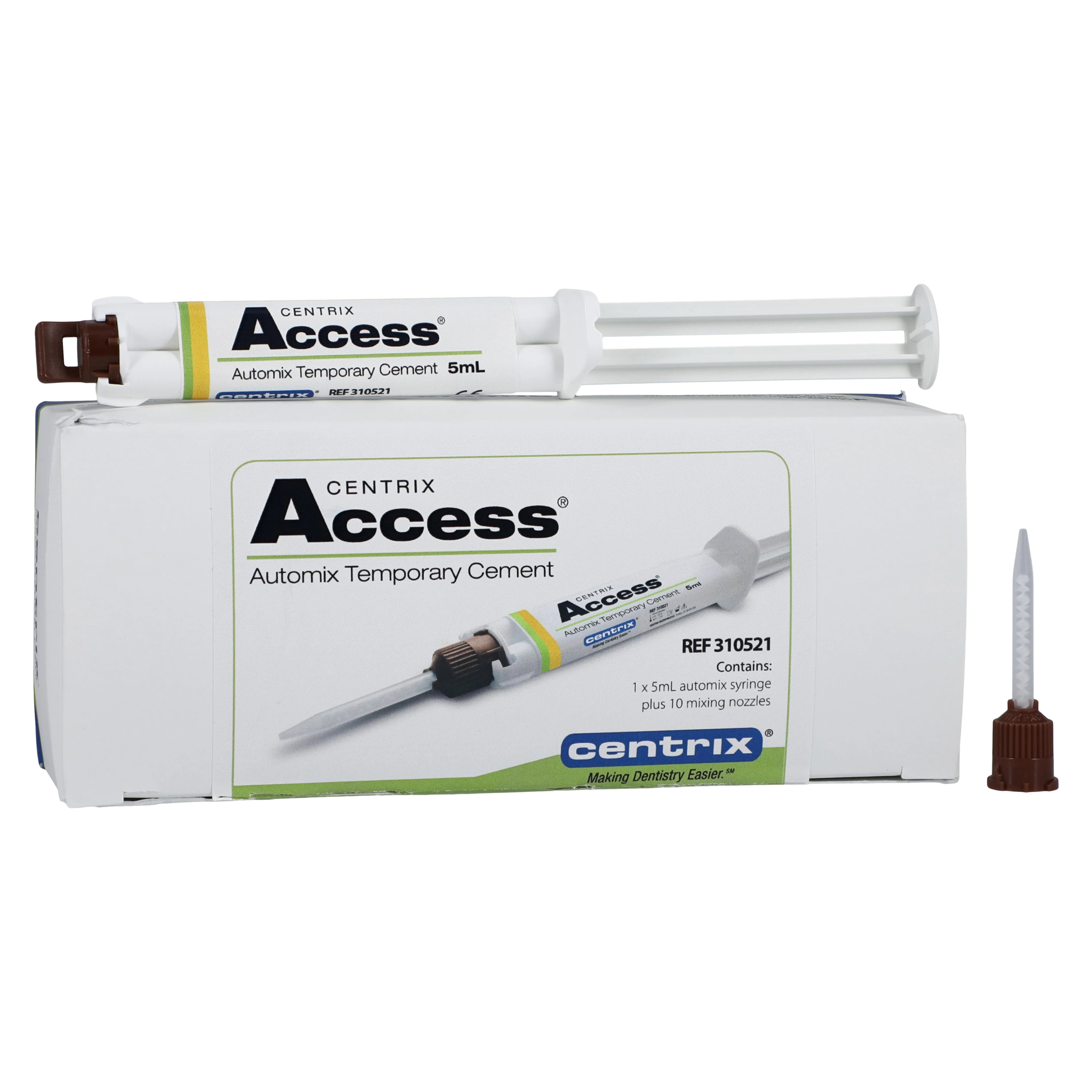 Centrix Access Automix Temporary Cement, 5ml Cartridge, Eugenol-Free, 310521
