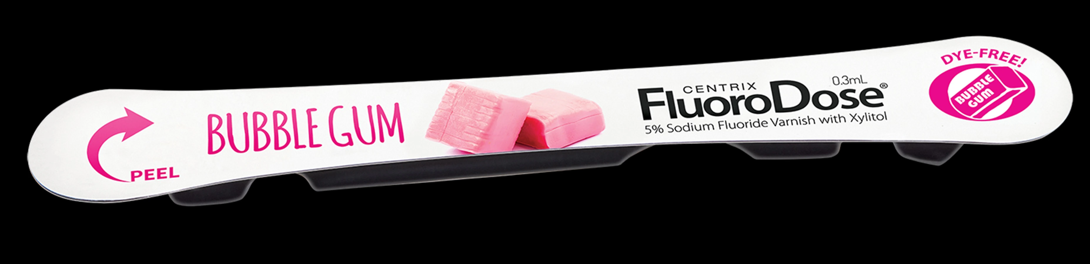 FluoroDose Fluoride Varnish, 5% Sodium Fluoride, Bubble Gum, 0.3 mL Unidose, 1200/Pkg, 360106