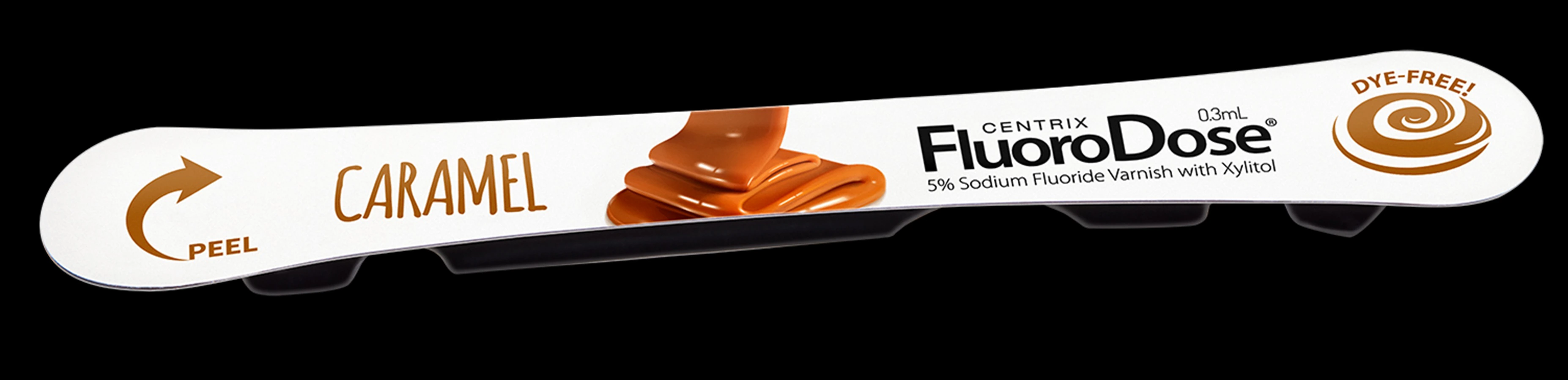 FluoroDose Fluoride Varnish, 5% Sodium Fluoride, Caramel, 0.3 mL Unit Dose, 600/Pkg, 360138