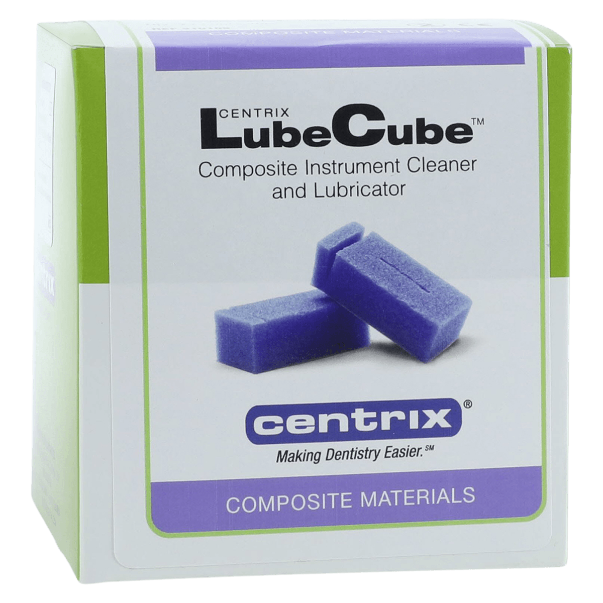LubeCube Composite Instrument Cleaner & Lubricator, Single-Use, 72/Box, 310108