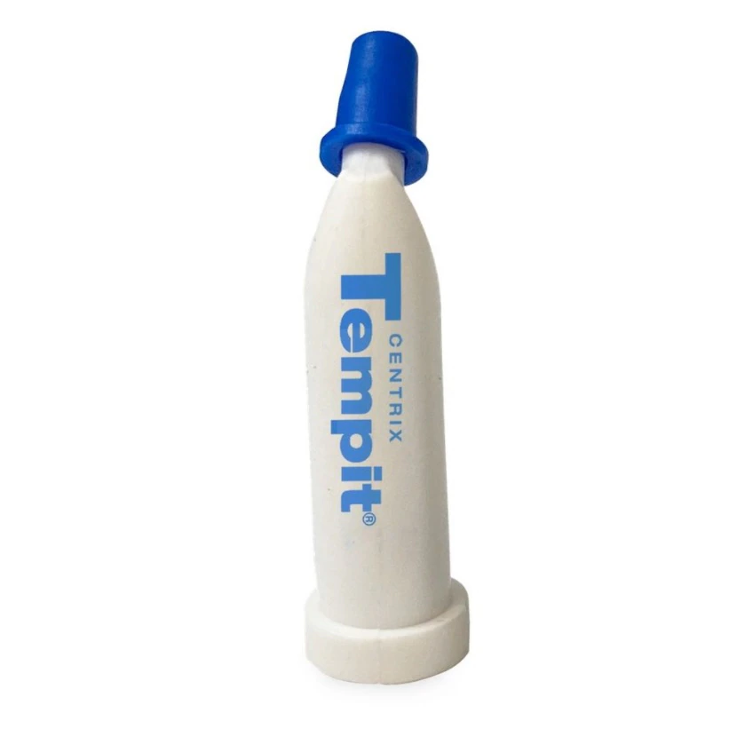 Tempit Temporary Filling Material, Pre-Filled Tips, 0.35 g, Medium Viscosity, 30/Pk, 310060