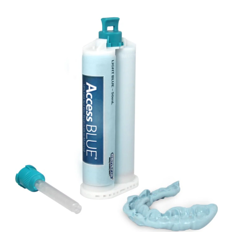 Access BLUE VPS Bite Registration Material, Fast Set, 50 mL Cartridges, Box of 2, 360006