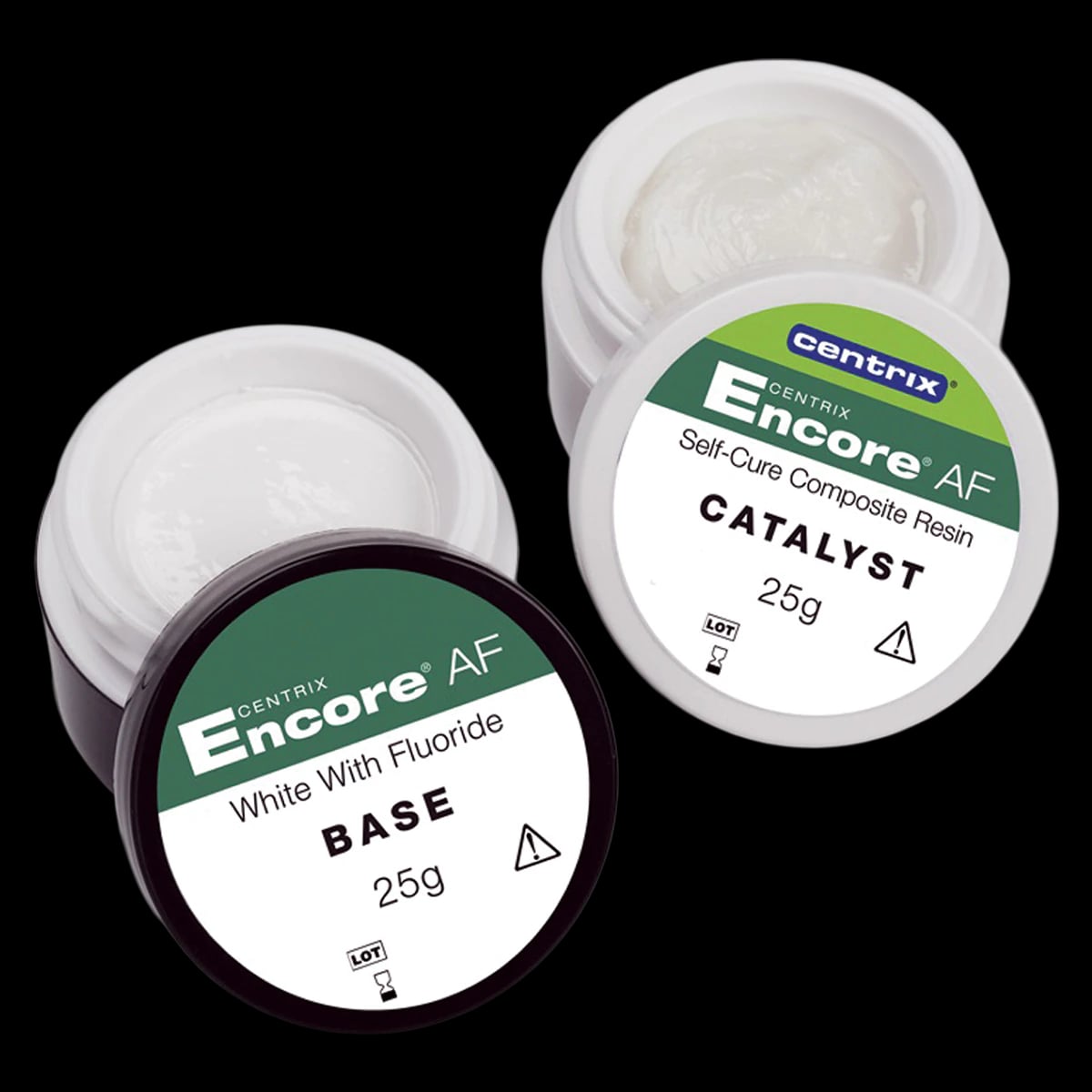 Centrix Encore AF White with Fluoride Self-Cure Core Buildup Composite, 50g Kit, 310093