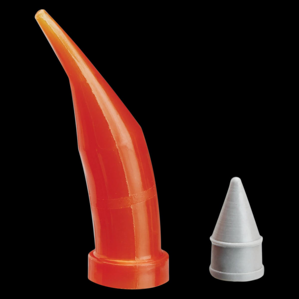 Centrix AccuDose Low Viscosity Tubes and Plugs, PhotoBloc Orange, 500/Pk, 210023