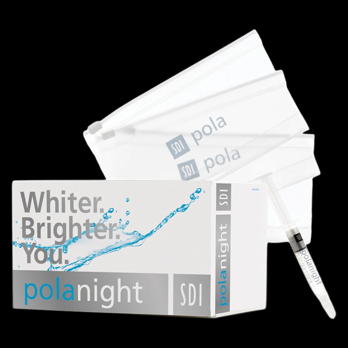 Pola Night Take Home Whitening System Kit, 36 Syringes, 3g, 16% Carbamide Peroxide, Spearmint
