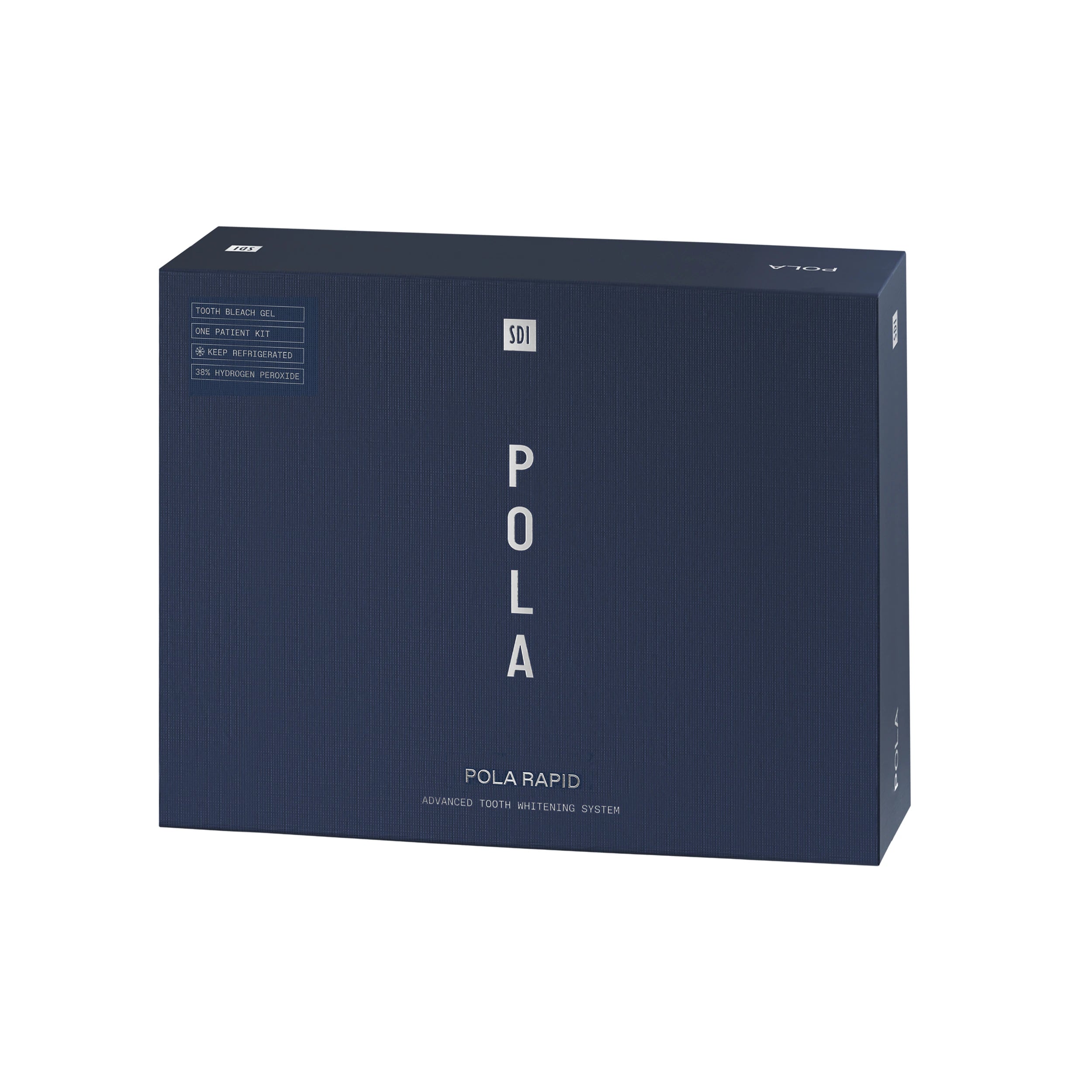 SDI Pola Rapid In-Office Tooth Whitening 3-Patient Kit with Optragate, 38% Hydrogen Peroxide, 3 x 2.8 mL Syringes, 7700501