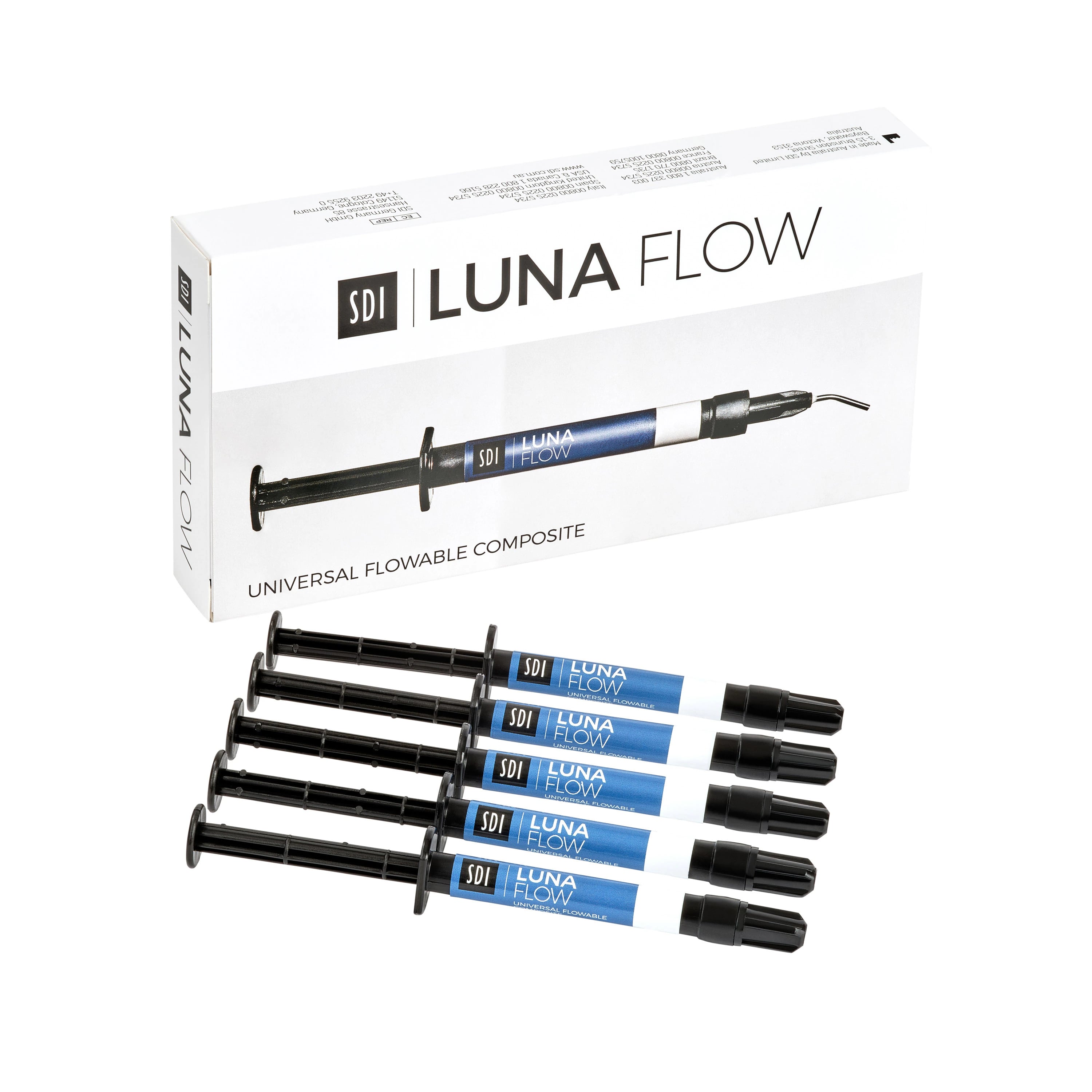 Luna Flow Flowable Composite Bulk Kit, Shade A2, 2g Syringe, 5/Pk, 01KEZKNM65Y6002983AVGG13BE