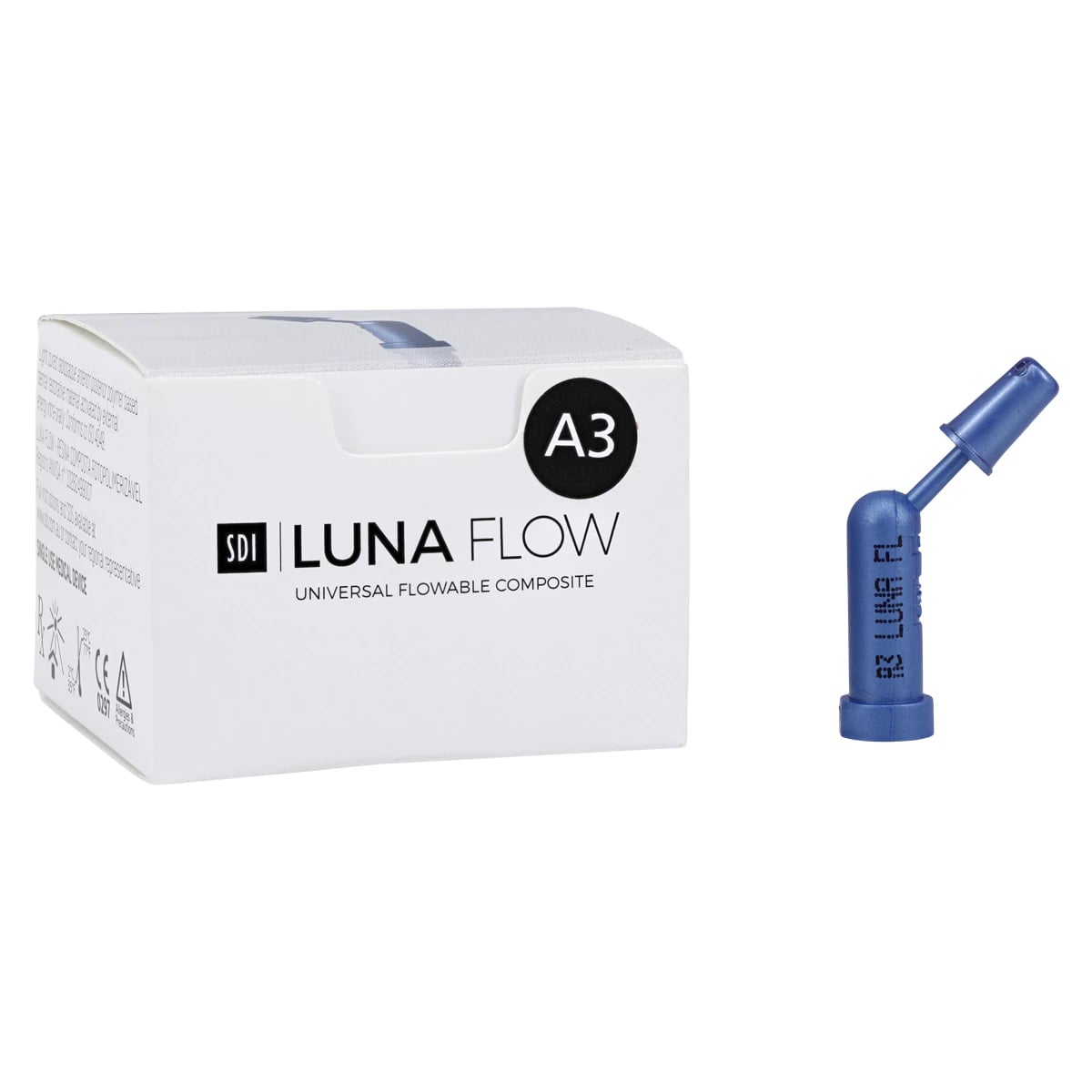 SDI Luna Flow Flowable Composite Complet Refill, Shade A3, 0.20 g, 20/Pkg