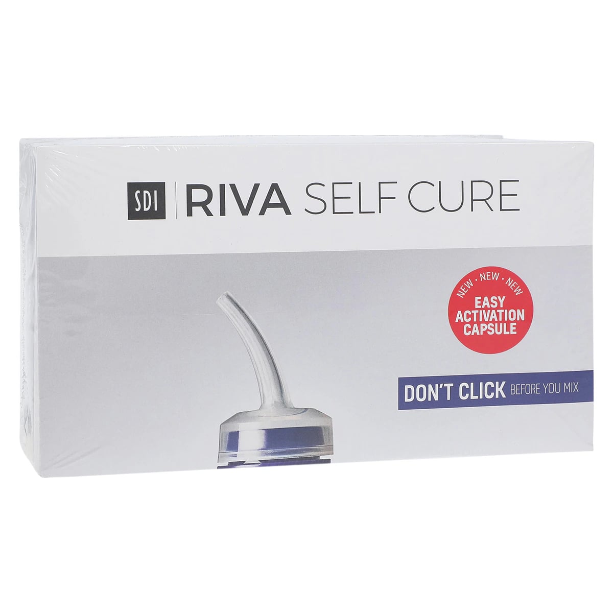 SDI Riva Self-Cure Glass Ionomer Restorative Capsules, Fast Set, Shade A2, 50/Box, #8605002