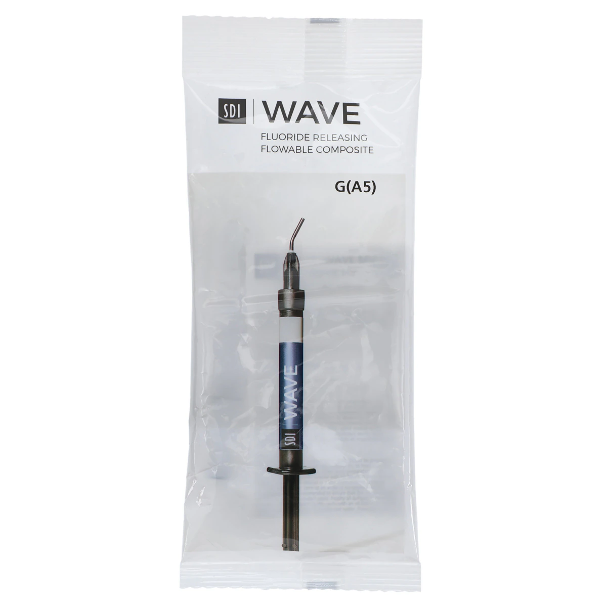 SDI Wave Flowable Composite Syringe Refill, Gingival Shade A5, 1 g Syringe with 5 Tips, 7514143