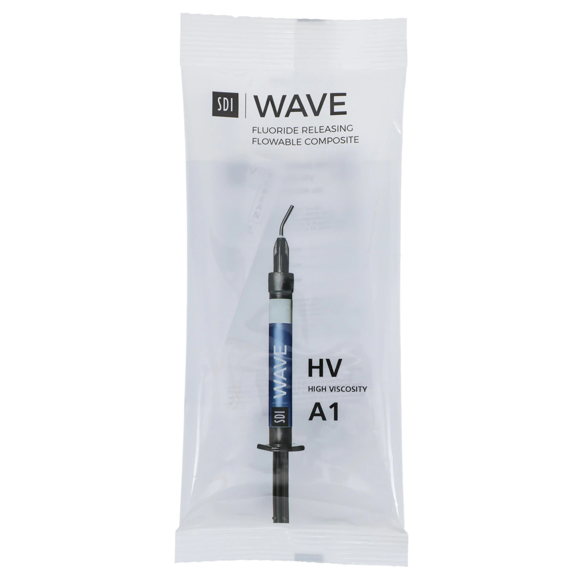 SDI Wave HV Nanofilled Flowable Composite, Light-Cure, Syringe Refill, High Viscosity, Shade A1, 1 g Syringe with 5 Tips, 1/Pk, 8210102