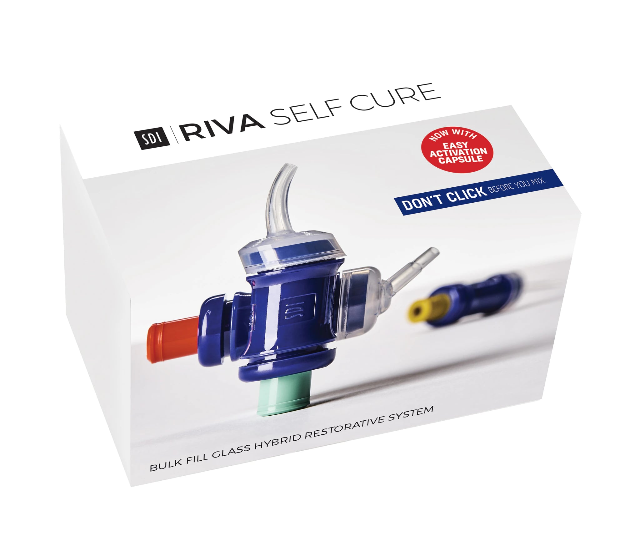 SDI Riva Self-Cure Glass Ionomer Restorative Capsules, A1, Regular Set, 50/Box, #8600001