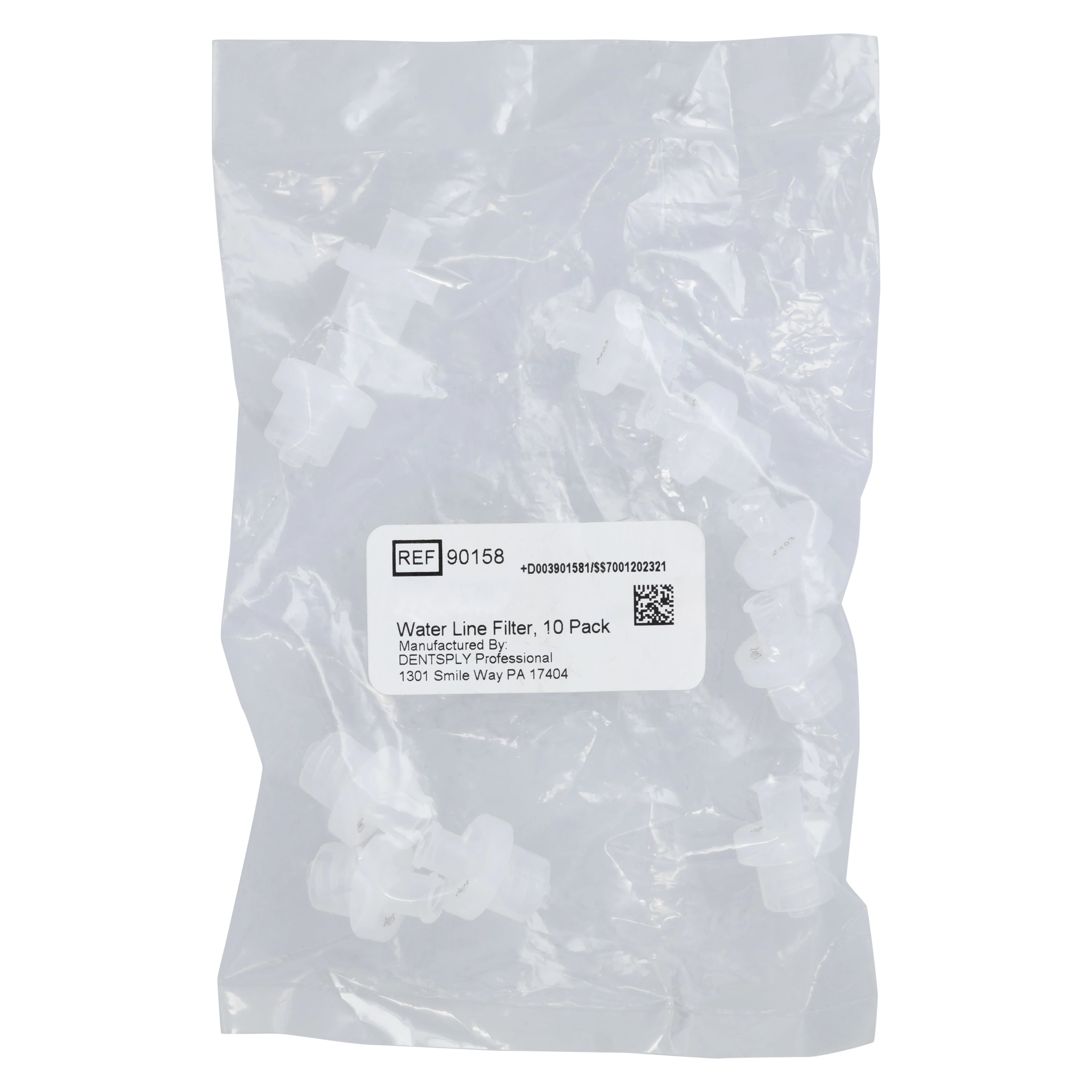 Dentsply Sirona Cavitron Water Line Filter Kit, 20 Micron, Luer-Lock, 10/Pk, 90158