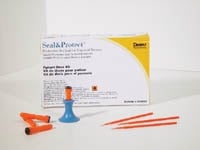Seal & Protect Protective Sealant for Exposed Dentin, Patient Dose Kit, 40 Unit Doses, 50 Applicator Tips, 2 Dose Holders, 658010