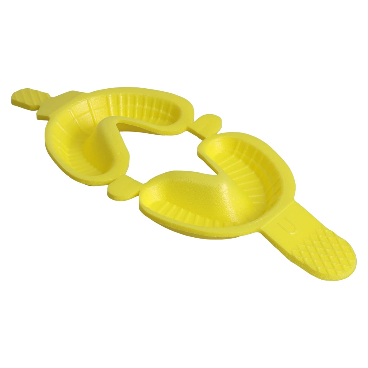 NUPRO® Dual-Arch Hinged Fluoride Tray, Small, Yellow, 50/Pkg, 130081