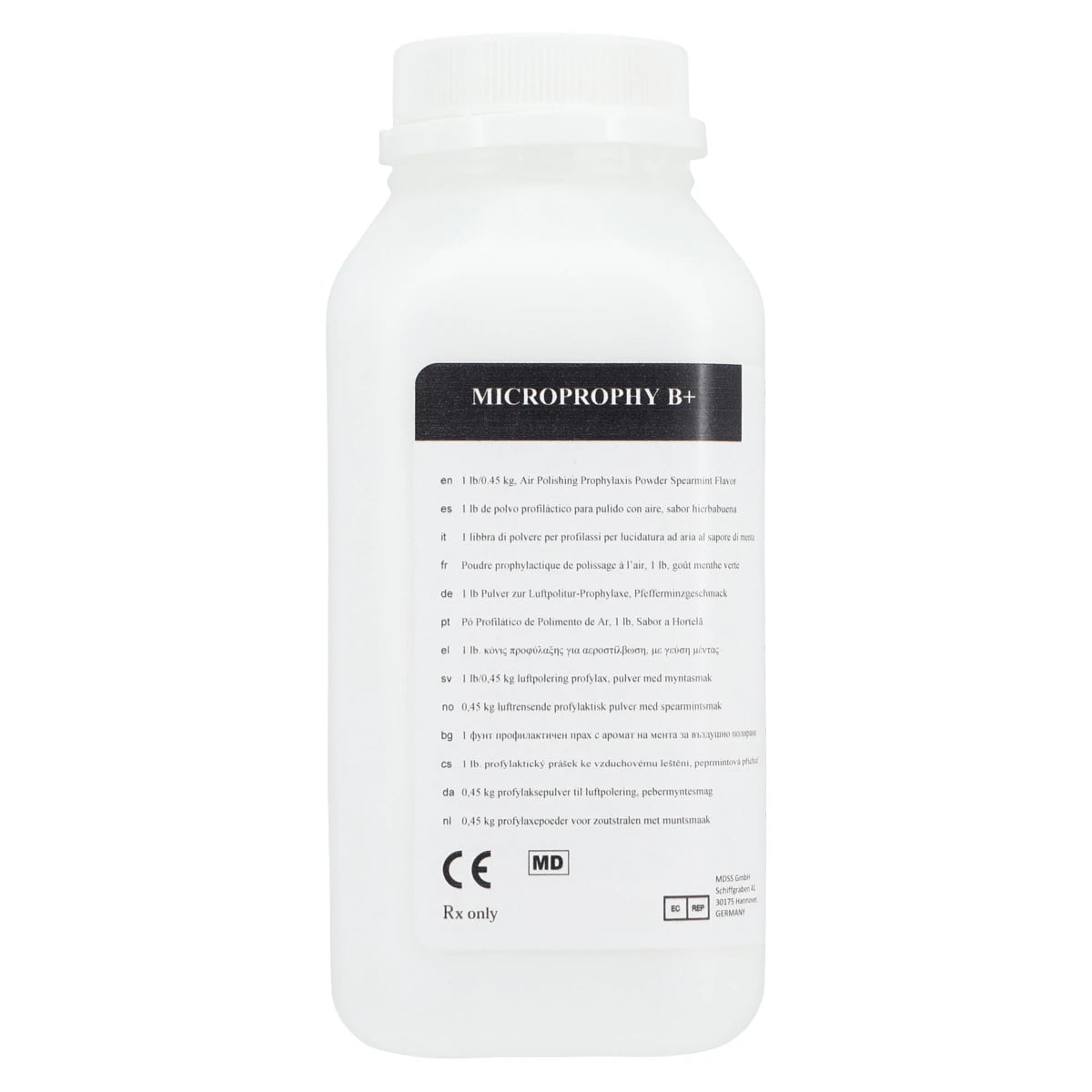 Microprophy B+ Sodium Bicarbonate Prophylaxis Powder, 90 Micron, Spearmint, 1 Lb