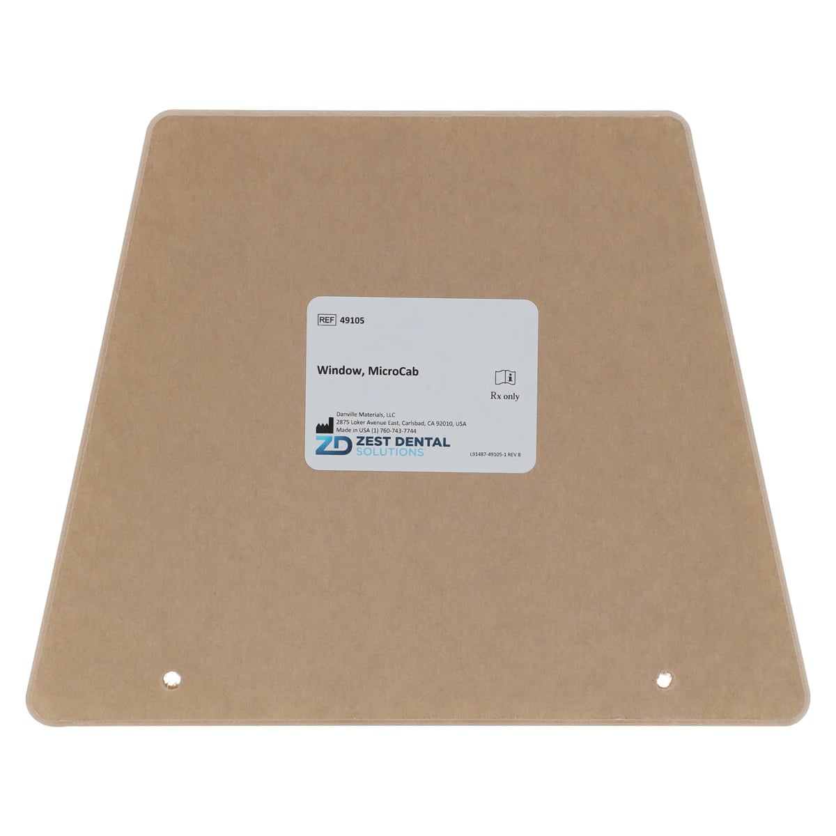 MicroCab Replacement Window, 1/Pk, 49105