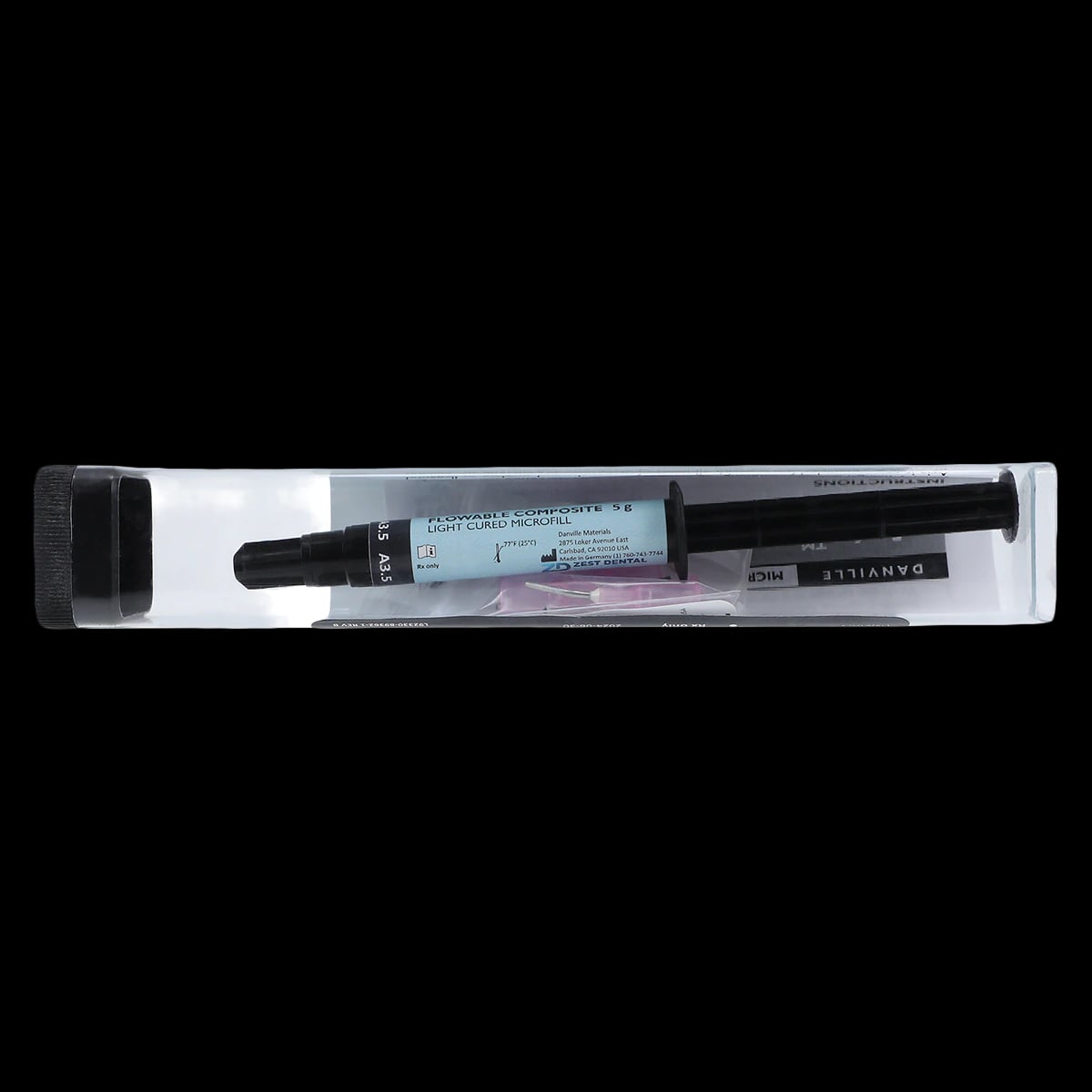Aria Microfill Flowable Composite Syringe Refill, A3.5, 5g, Light-Cure, Highly Filled