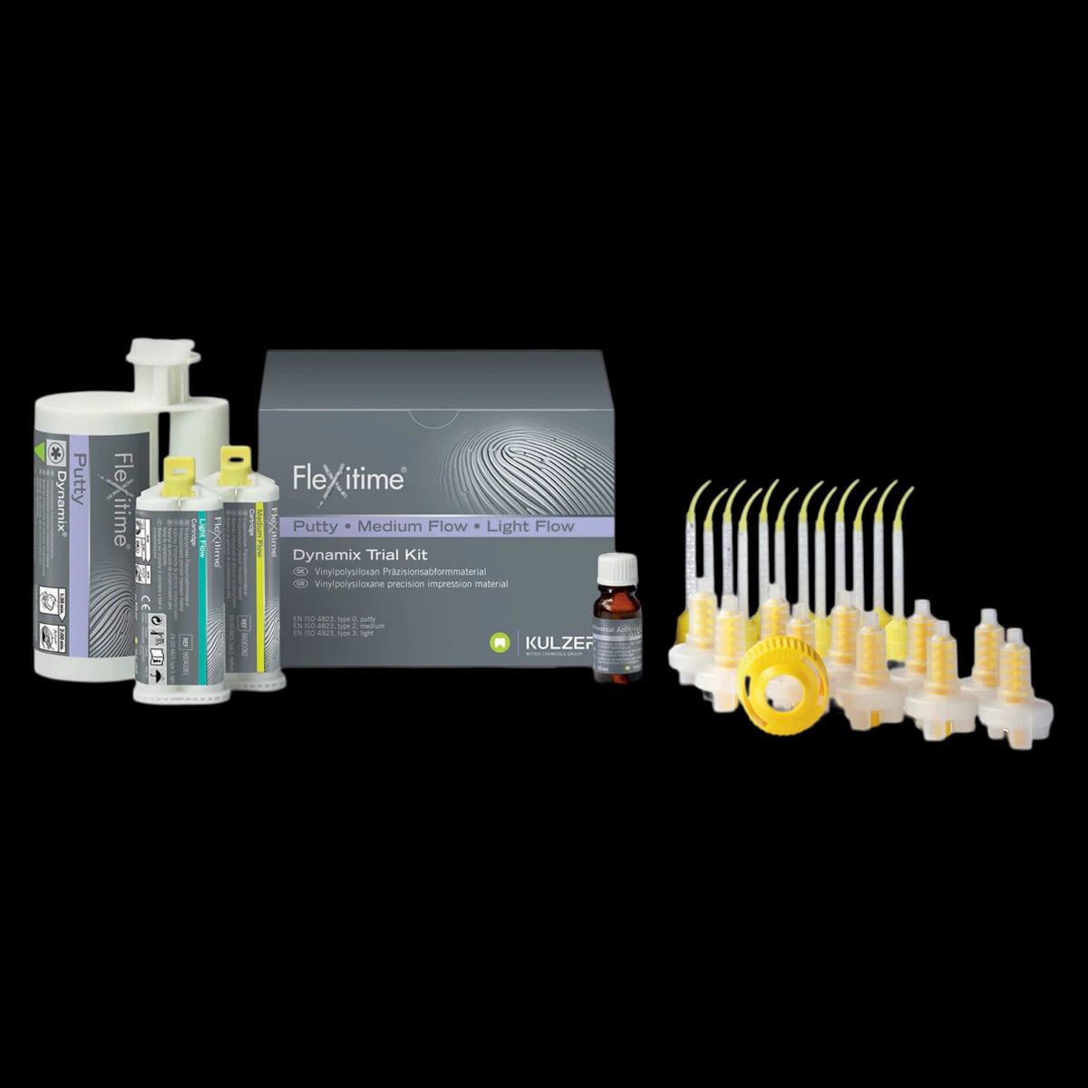 Flexitime Dynamix Putty Trial Kit, VPS Impression Material, 380 mL