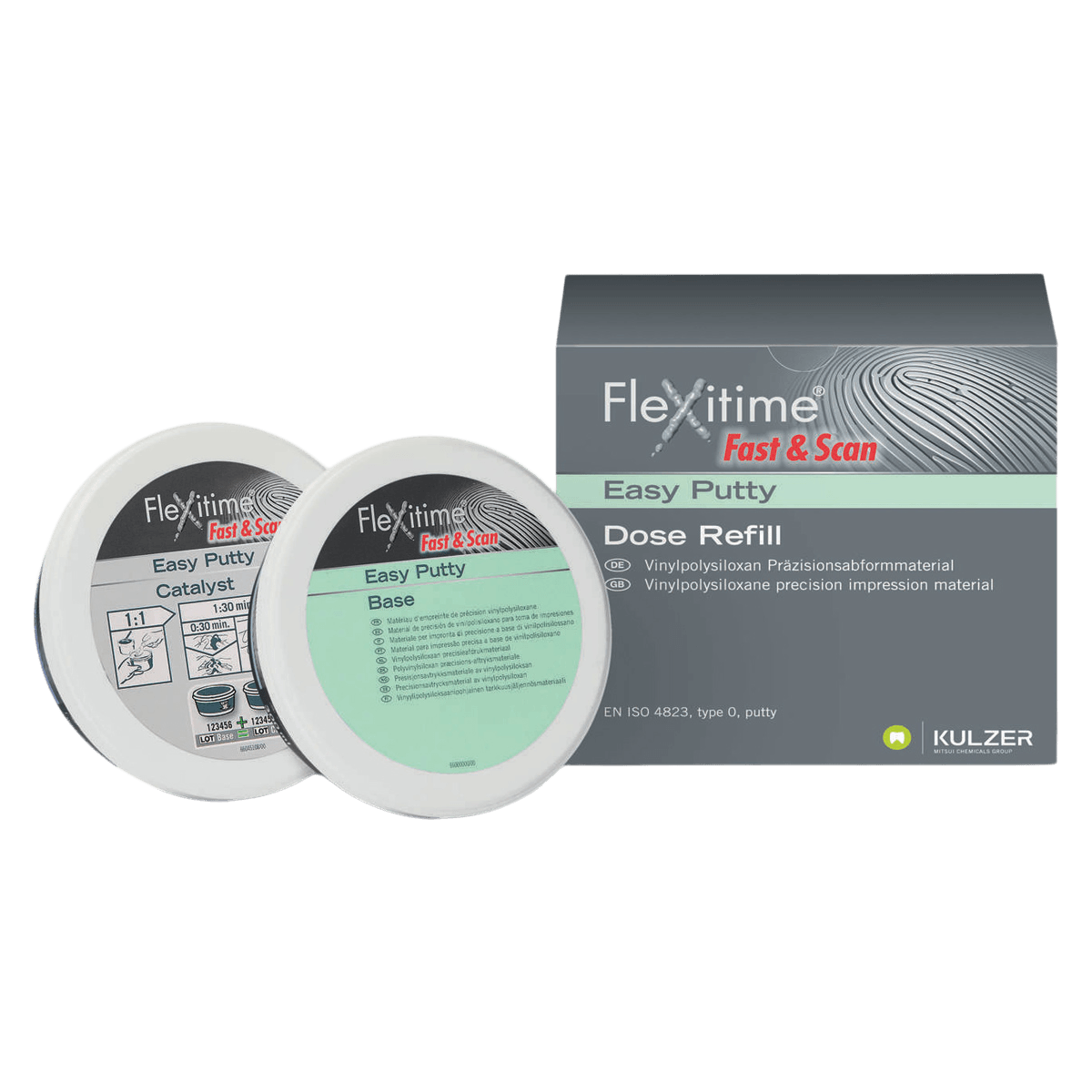 Kulzer Flexitime Fast & Scan Easy Putty Refill, 600mL, 01KEZKNKYA8VGFE77F3PNPZ5PX