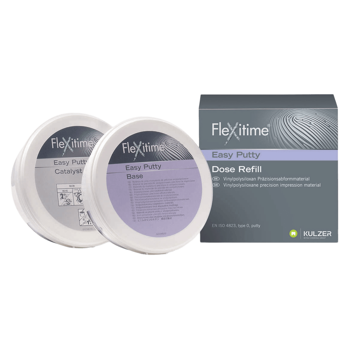 Flexitime VPS Impression Material, Easy Putty Refill, 600 ml (2 x 300 ml), 1/Pk, 50034802