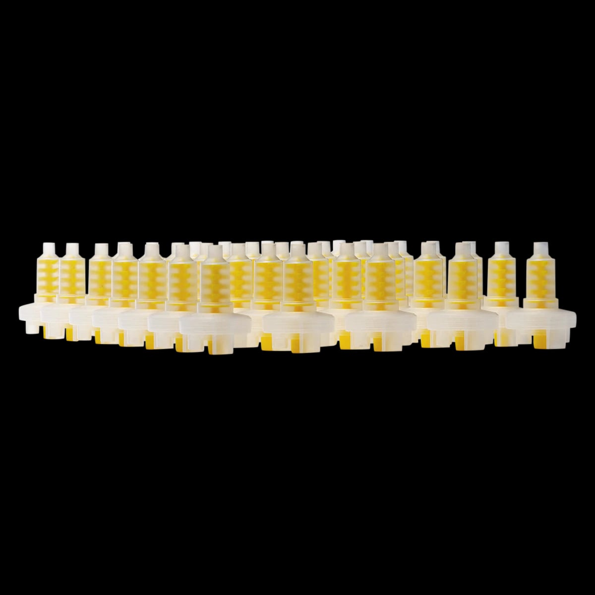Kulzer Flexitime Dynamix Mixing Tips, Yellow, 380 mL VPS, 50/Pk, 40004353