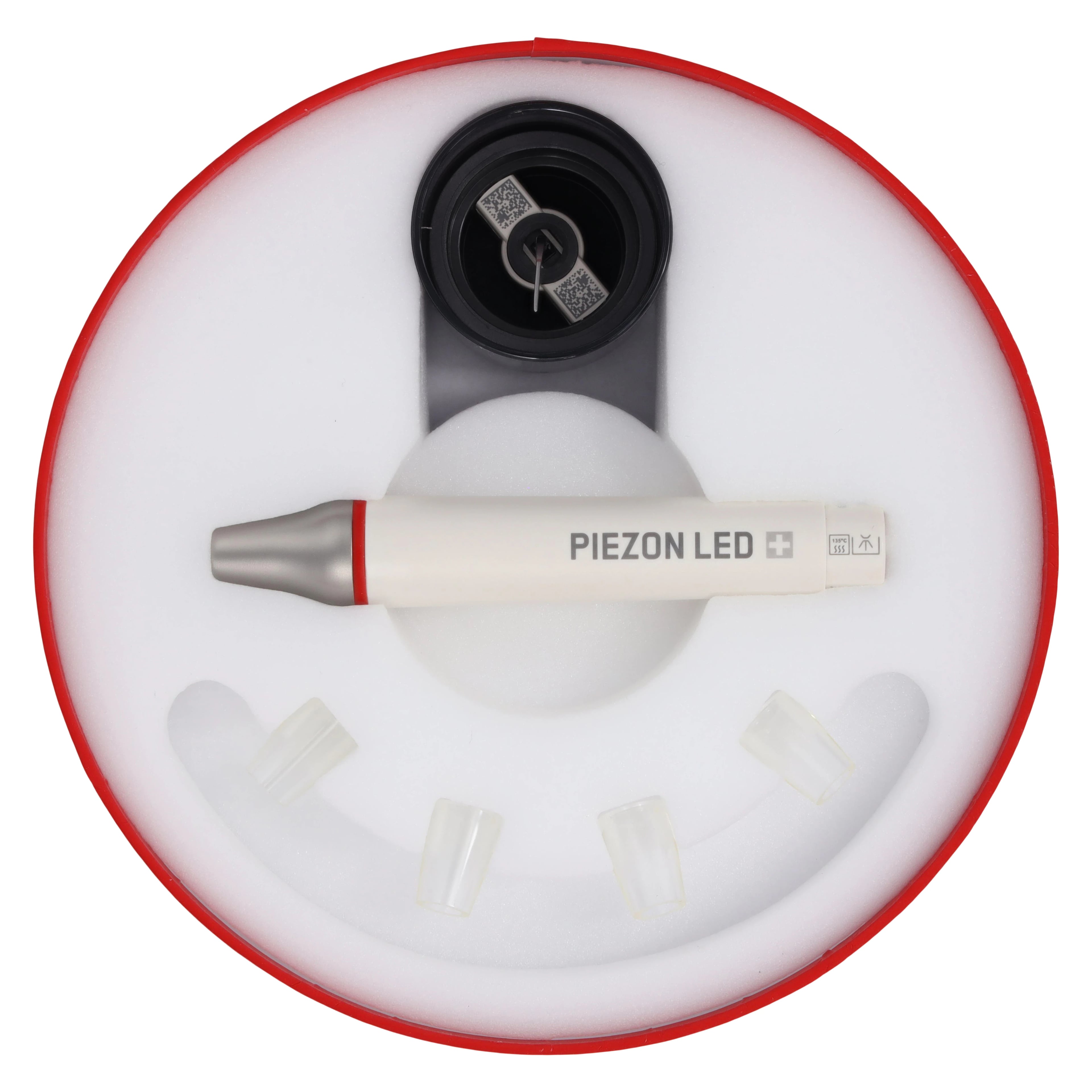 EMS PIEZON LED Handpiece Set (FS-455), Autoclavable, with PS Instrument and 4 Light Guides