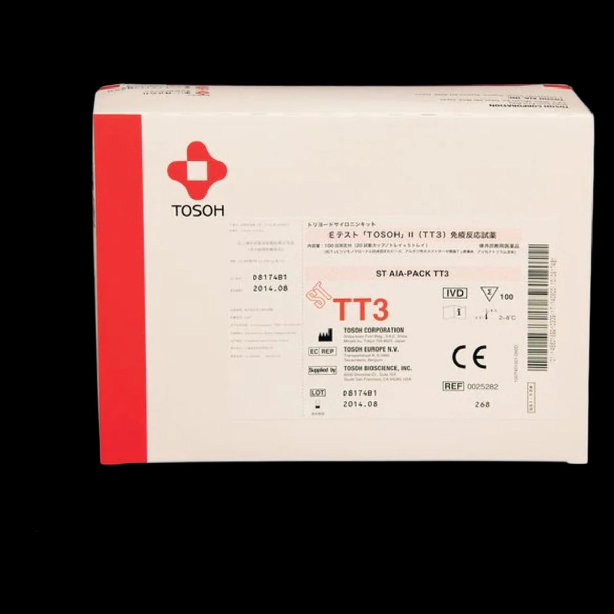 ST TT3 AIA Pack 100 Tests, Total Triiodothyronine Reagent, 20x5 Tray