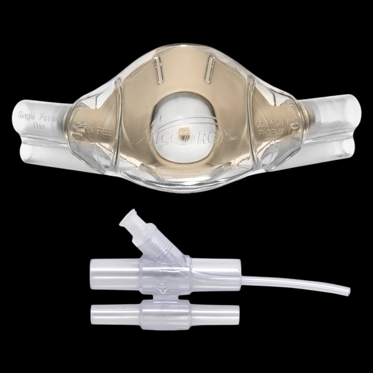 ClearView™ Nasal Mask and Capnography Bundle, Large Adult, Unscented, Grey, 12/Box, 33034-9-CAP