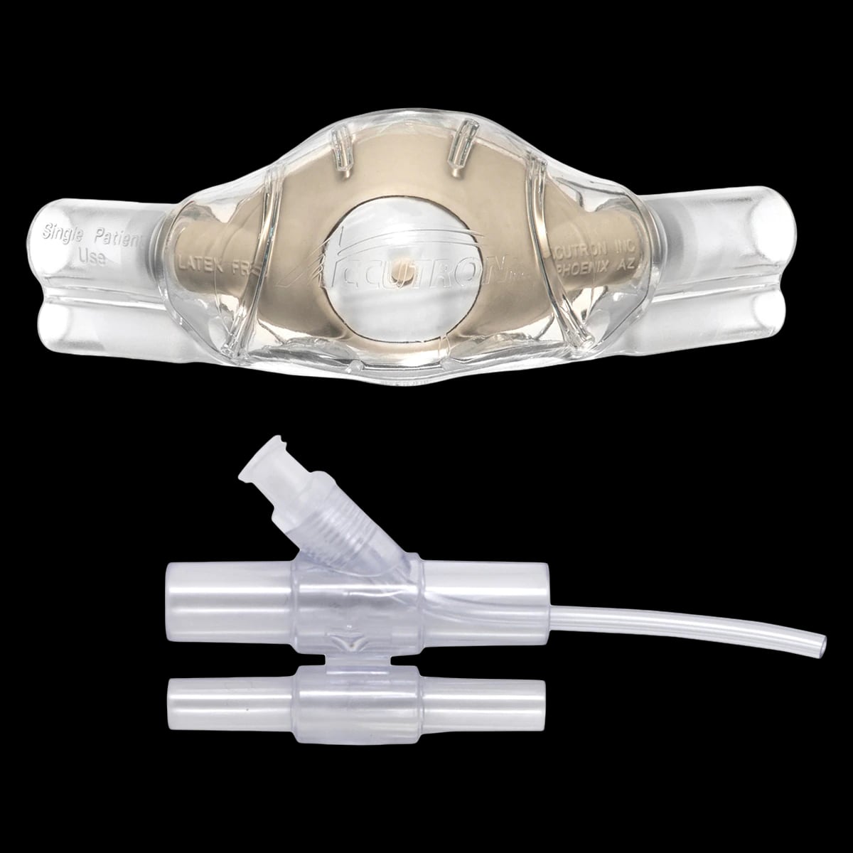 ClearView™ Nasal Mask and Capnography Bundle, Pediatric, Unscented, Grey, 12/Box, 33037-9-CAP