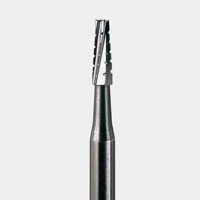 Microcopy NeoBurr Carbide Bur, Surgical Length, Tapered Fissure Crosscut, FG #701, 1.2 mm Diameter, 25/Pk