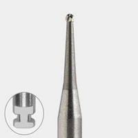 NeoBurr Operative Carbide Bur, RA, Round, #1, 0.8 mm Diameter, 0.7 mm Length, 50/Pkg