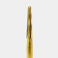 NeoBurr® Trimming and Finishing Carbide Bur, FG, 12-Blade Long Taper, #7664, 1.5 mm Diameter, 8.2 mm Length, 10/Pkg, NB10-7664