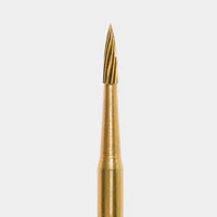 NeoBurr® Trimming and Finishing Carbide Bur, FG, 12-Blade, Needle Shape, #7902, 1.0 mm Diameter, 3.6 mm Length, 25/Pkg