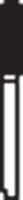 NeoDiamond® FG Diamond Bur, Round End Taper, Fine Grit, #856 (1118.7F), 1.8 mm Diameter, 7.0 mm Length, Friction Grip, Red Ring, 25/Pkg