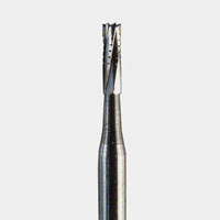 NeoBurr® Operative Carbide Bur FGSS #557, Flat End Crosscut Fissure, 1.0 mm Diameter, 3.8 mm Length, 50/Pkg