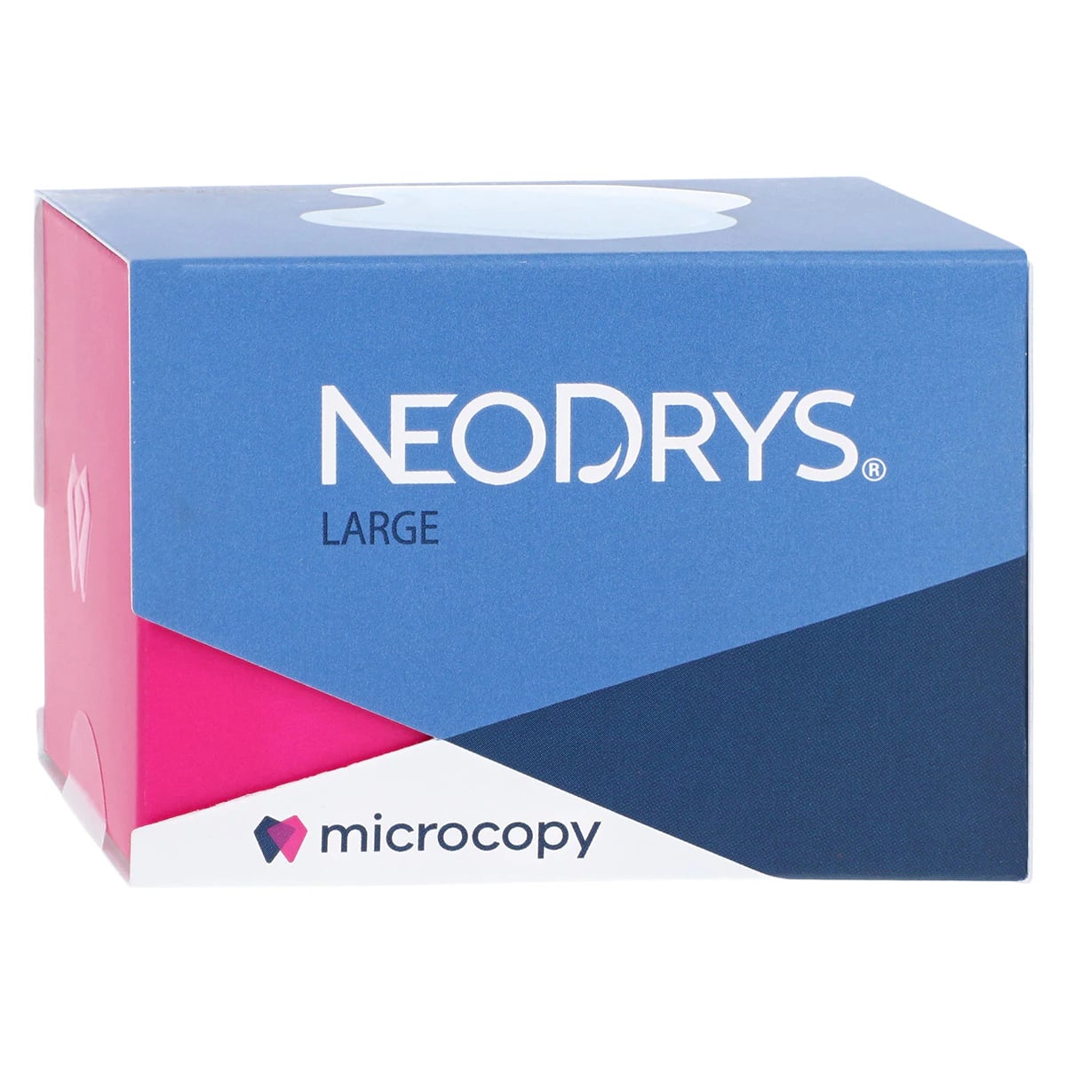 Microcopy NeoDrys Original Saliva Absorbent Cotton Roll Substitute, Large, Blue, 50/Pack, DYL