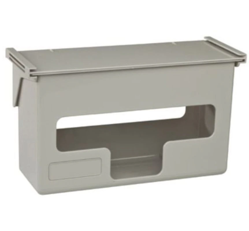 SharpSafety ABS Plastic Glove Box Holder with Bracket, Single, 5/Case
