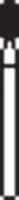 NeoDiamond® FG Diamond Bur, Coarse, Football/Egg Shape, #379 (1908C), 1.8 mm Diameter, 3.4 mm Length, Friction Grip, 25/Pkg