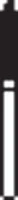 NeoDiamond FG Diamond Bur, Coarse Grit, Pointed Taper Cone, #878 (1721.8C), 2.1 mm Diameter, 8.0 mm Head Length, Friction Grip, 25/Pkg