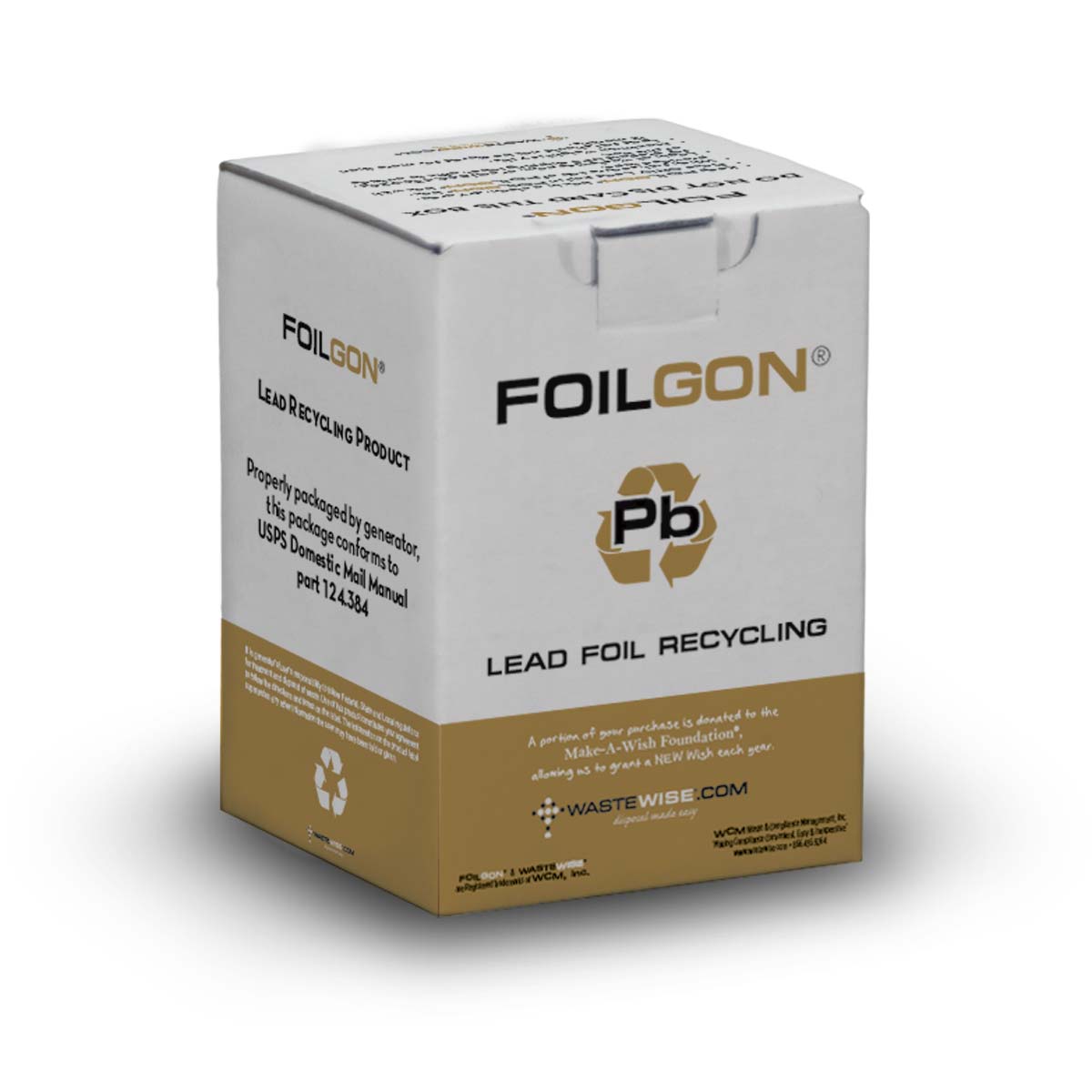 Foilgon Mail-in Lead Foil Recycling Kit, 7 lb Capacity, 1/Pk, FOILGON