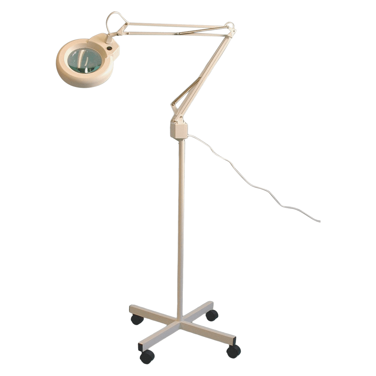 Brandt Industries Magnifying Lamp, Fluorescent 22W, Mobile Floor Stand